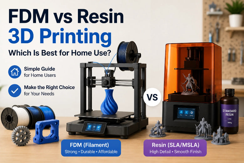 FDM vs Resin 3D Printer: Which Is Better for Home Users?