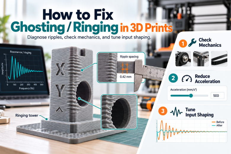 How to Fix 3D Print Ghosting and Ringing: A Step-by-Step Guide