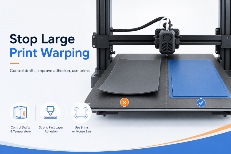 How to Stop Large 3D Prints from Warping