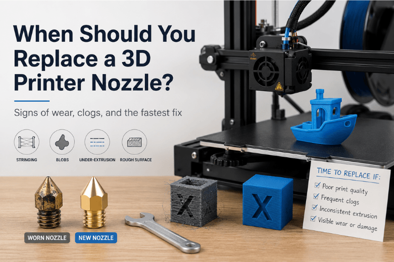 Replace 3D Printer Nozzle: When to Do It (and When Not To)