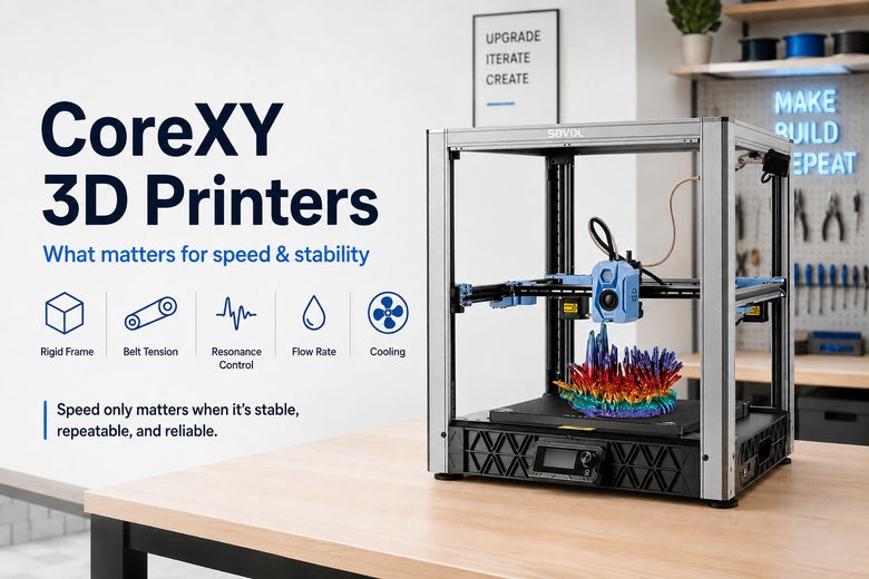 CoreXY 3D Printers Explained: Why Speed and Stability Matter