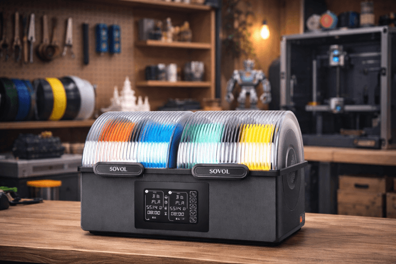 What Sets the Sovol SH03 Dryer Apart for 3D Printing Enthusiasts