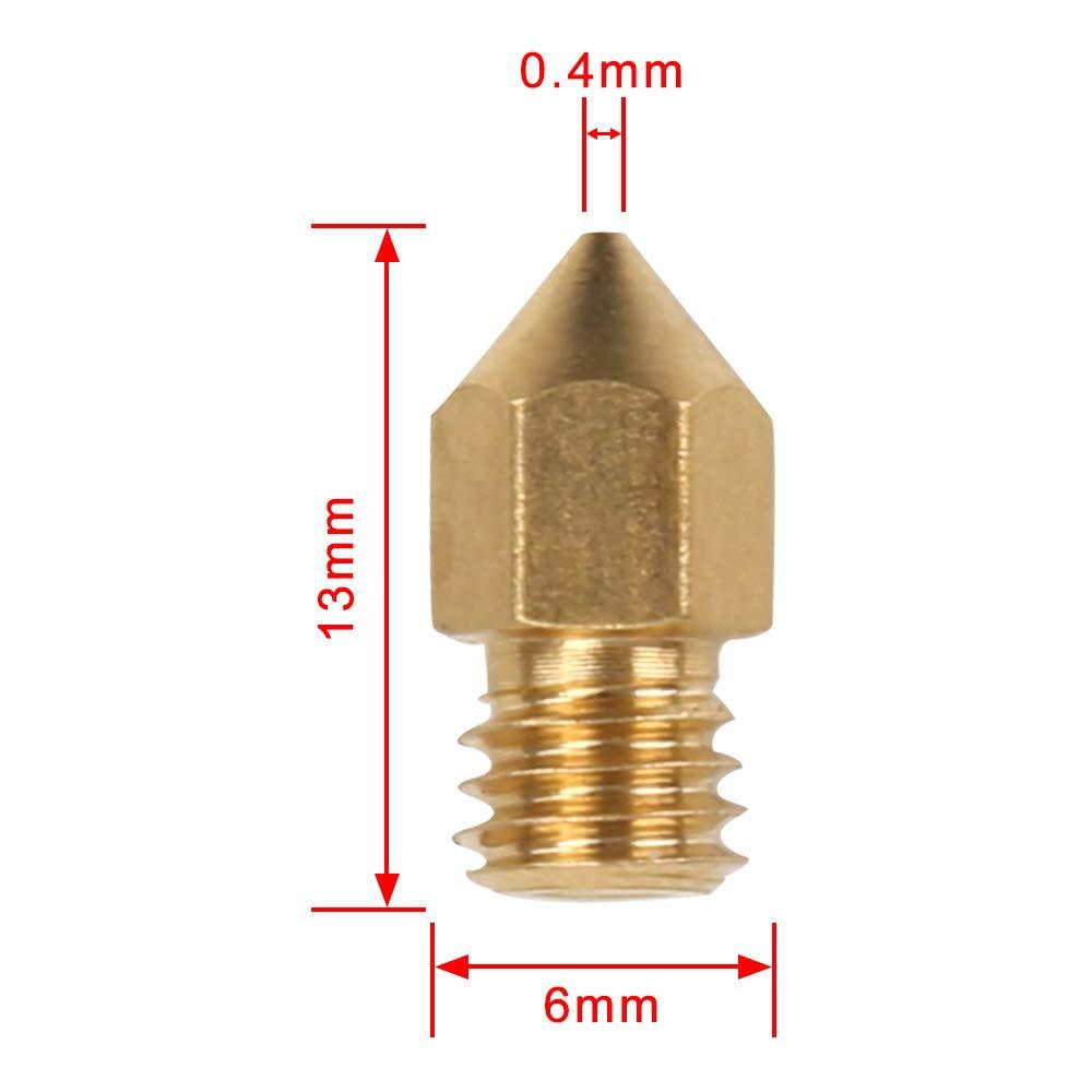 Sovol 0.4mm MK8 Extruder Nozzles