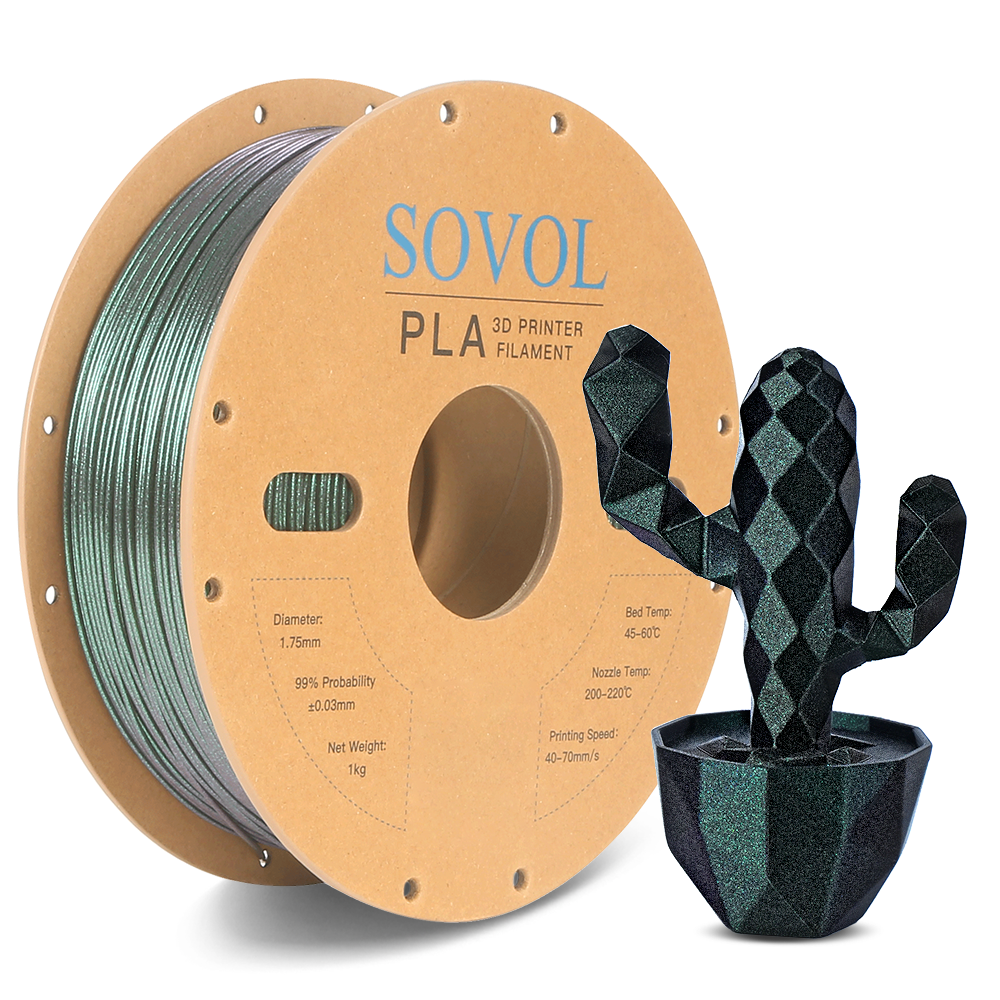 Sovol 3D Printing Chameleon PLA Tri Color Filament