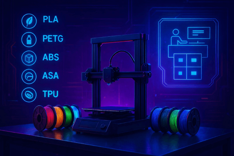 3D Printing Filament Types: How to Choose the Right Material (UK Guide)