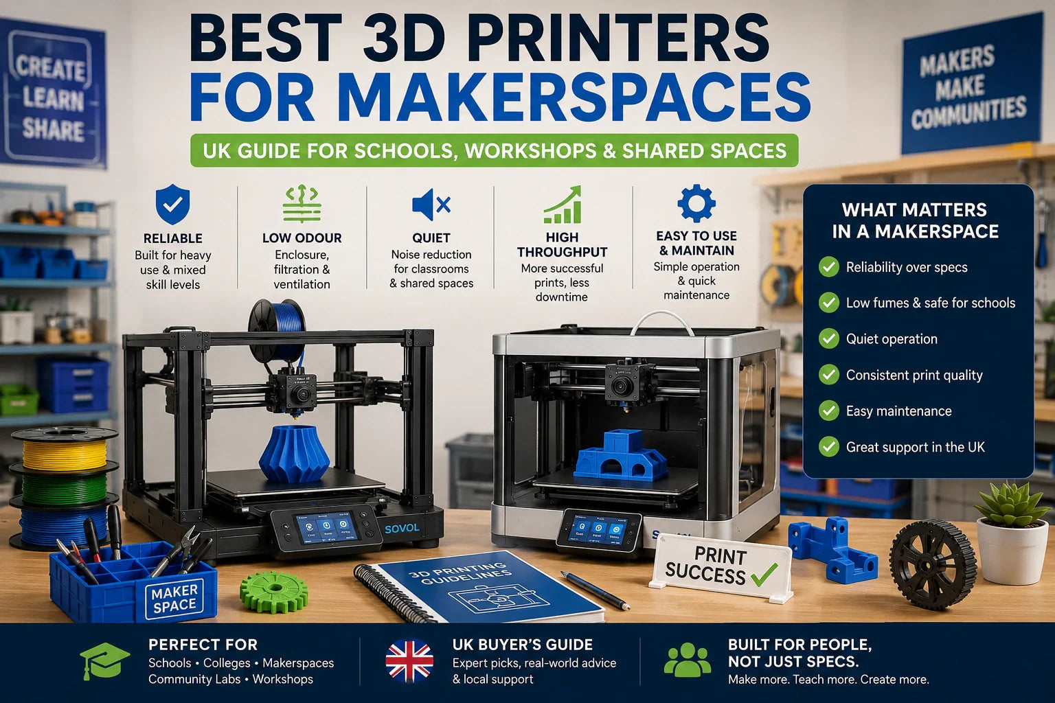 3D printer for home, school and workshop: buying guide