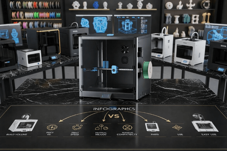 Comparing Sovol SV08 Max 3D Printer with Other Big 3D Printers in 2026