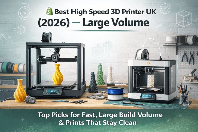 Best High Speed 3D Printer UK (2026) — Large Volume