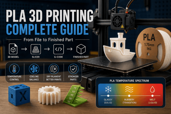 Pla Model Splicing Sample How PLA Filament Works: From Digital Design to 3D Printed Model – Sovol UK
