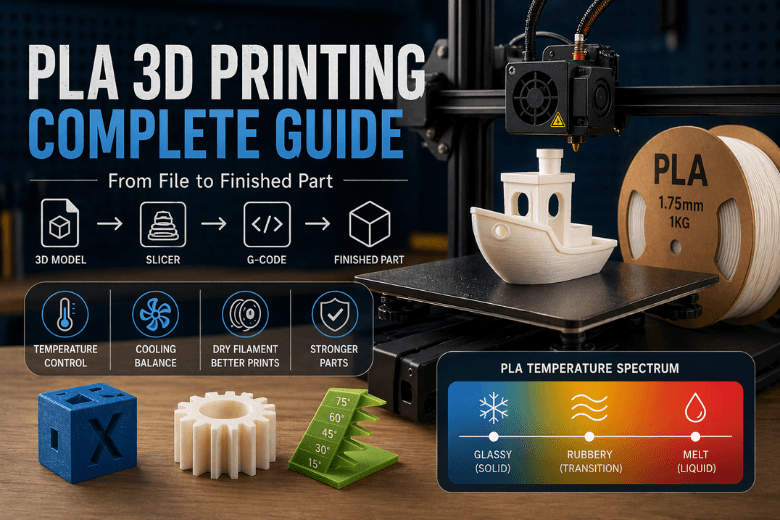 How PLA Filament Works: From Digital Design to 3D Printed Model