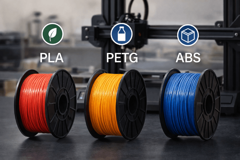PLA vs PETG vs ABS: Which Filament Should You Choose?