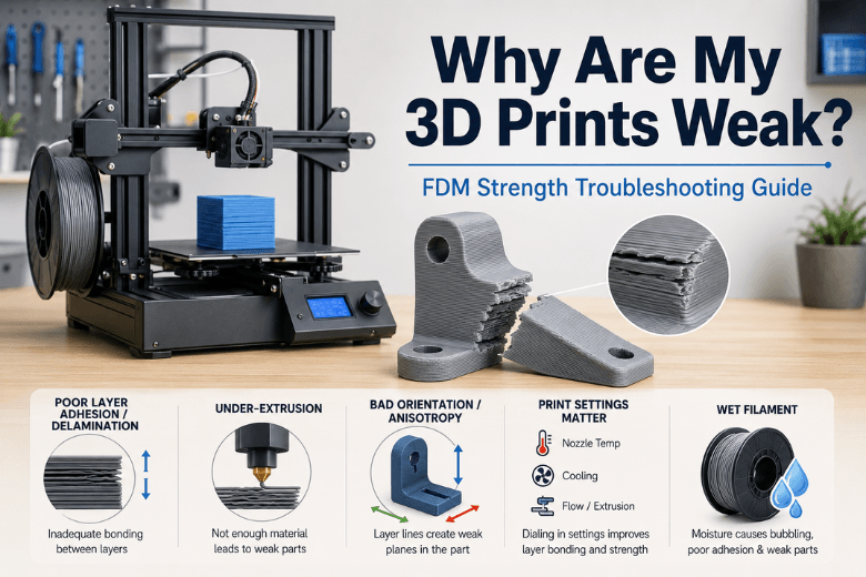 Why Are My 3D Prints Weak and Breaking Easily?