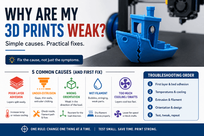 Why your 3D print is failing: common causes and fixes – Sovol UK