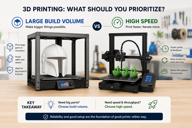 Large Build Volume vs High Speed: Which Matters More for Large-Format 3D Printing?