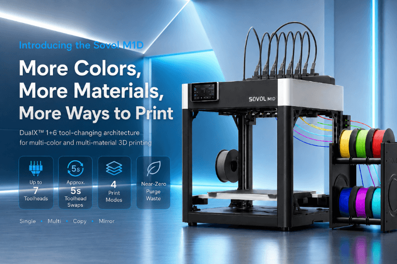 Why the Sovol M1D Is Different: DualX™ Multi-Material 3D Printing