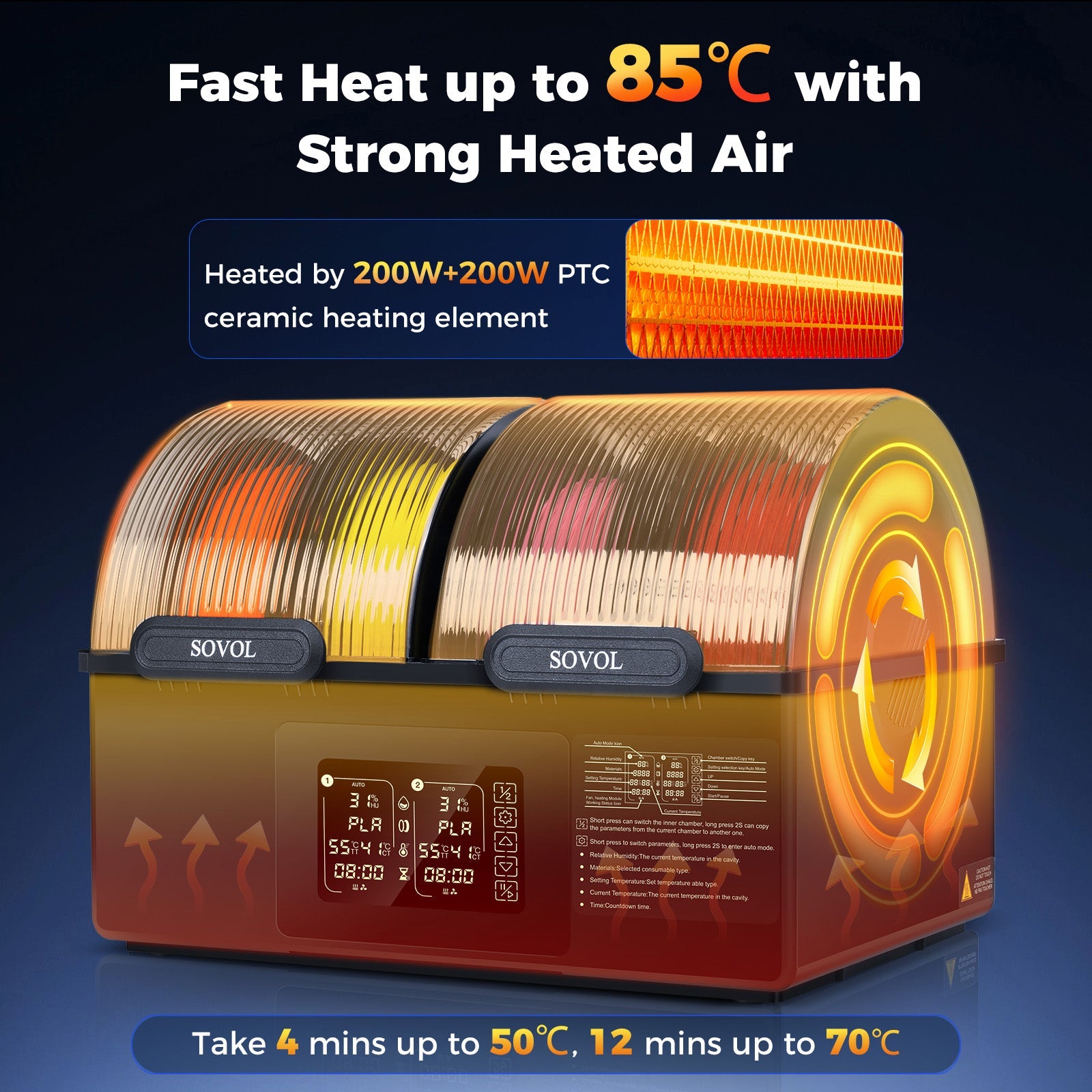 Sovol SH03 Filament Dryer