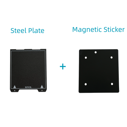 Flexible Steel Build Bed for Sovol Zero