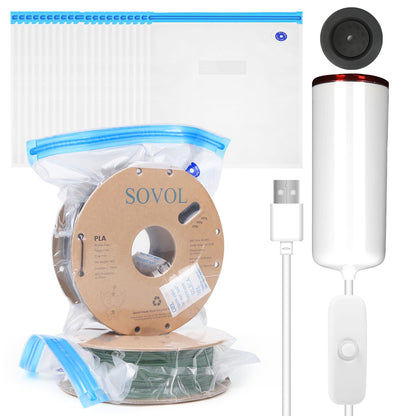 Sovol Filament Storage Bags Kit with Automatic Vacuum Pump