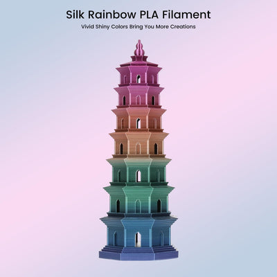 Sovol Silk PLA 3D Printing Filament Single/Dual/Tri/Rainbow Colors 1.75mm - SOVOL