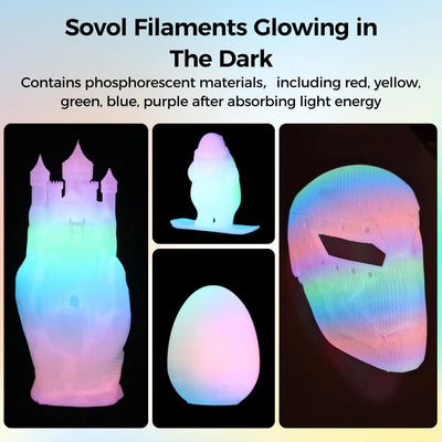 Sovol Glow in dark PLA Filament 10 KG
