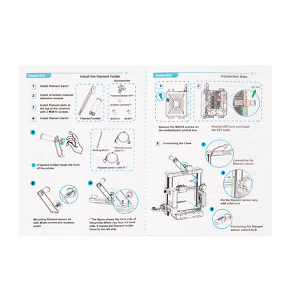 Sovol 3D Printer Filament Runout Sensor Bracket Roller