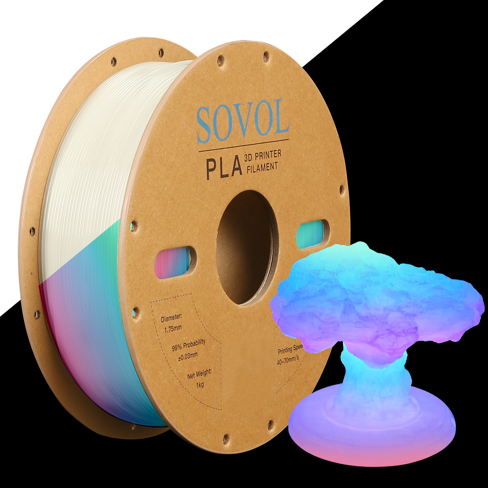 Sovol 3D Printing Chameleon PLA Tri Color Filament