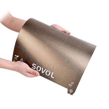 Sovol Flexible Steel Plate with PEI Surface and Magnetic Bottom Sheet