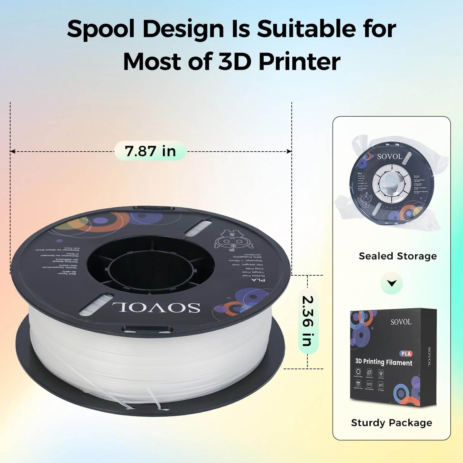 Sovol Glow in dark PLA Filament 1 KG