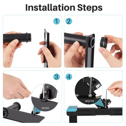 Sovol 3D Printer Filament Runout Sensor Bracket Roller