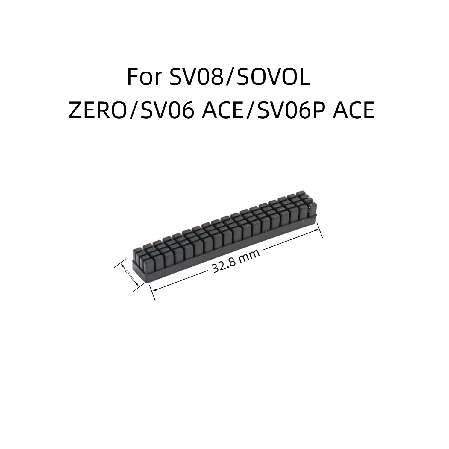 Silicone Nozzle Brush For SV08/SOVOL ZERO/SV06 ACE/SV06P ACE