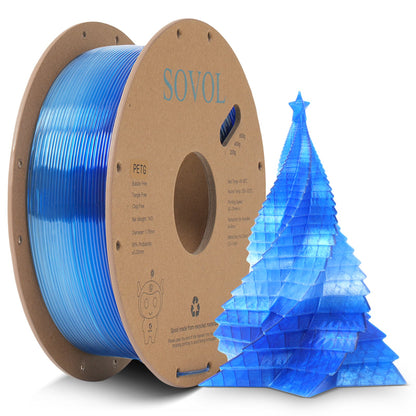Sovol PETG 3D Filaments Gradient Blue