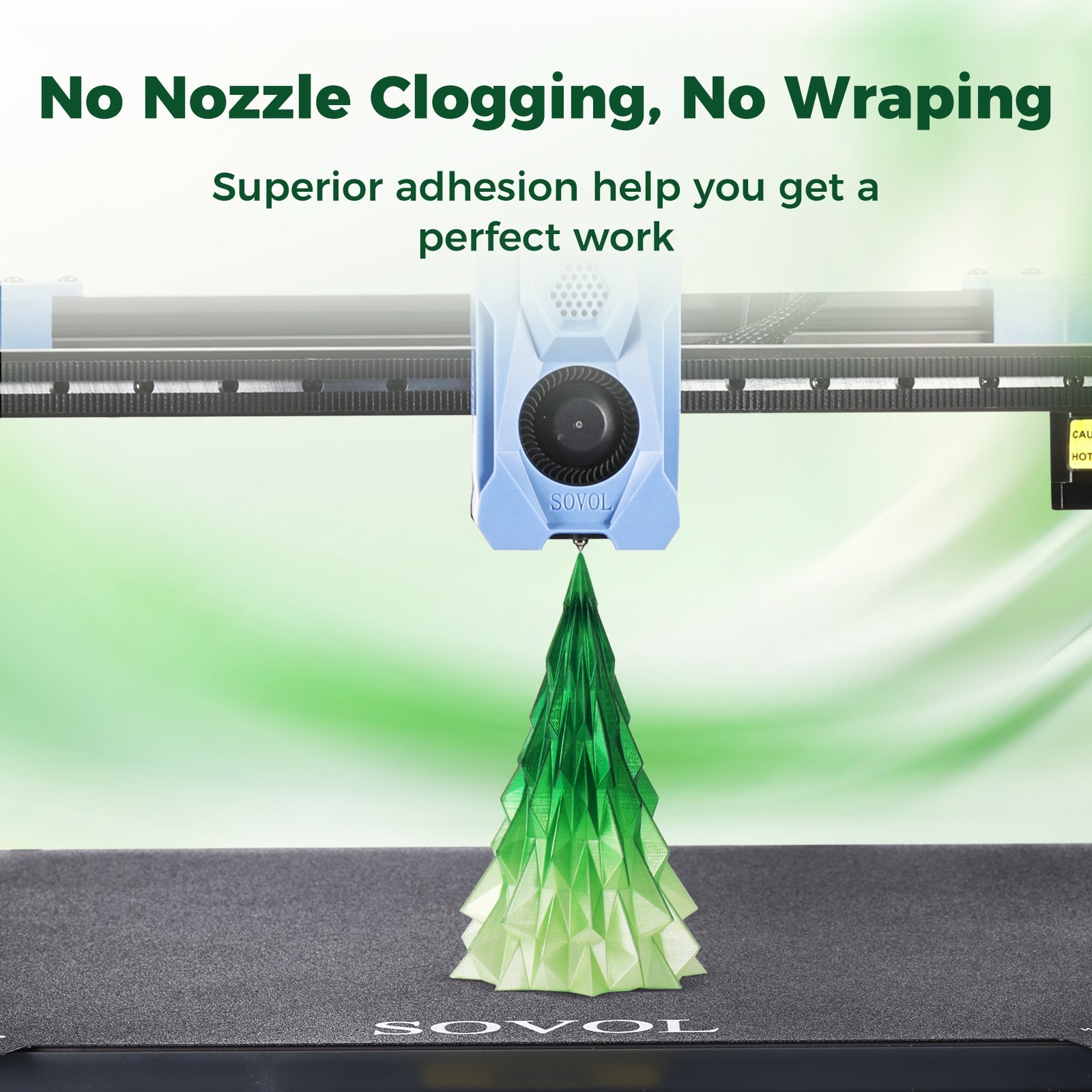 Sovol PETG 3D Filaments Gradient Green