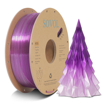 Sovol PETG 3D Filaments Gradient Purple